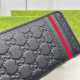 [Original] Gucci Gucci  [Model] 666001 Small Wallet [Size] 19-10-2.5cm [Color] Black High-end quality (original authentic) [Material] Gucci counter purchased classic  Original imported   Cowhide  Genuine imported YKK log