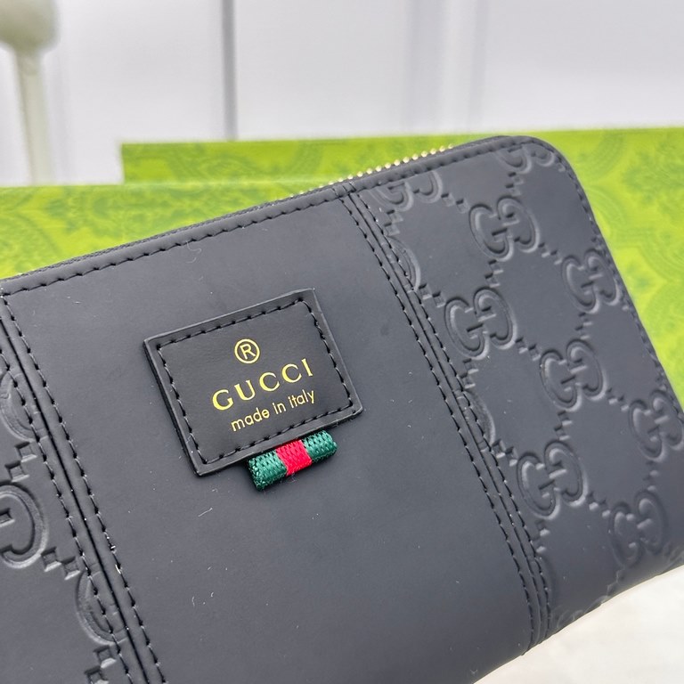 [Original] Gucci Gucci  [Model] 666070 small wallet [Size] 19-10-2.5cm [Color] black High-end quality (original authentic) [Material] Gucci counter purchased classic  original imported   cowhide  authentic imported YKK l