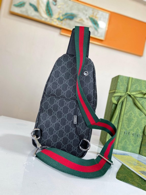 秘秘 [Gucci Chest Packs]    European water goods chest packs fanny packs, heavy money to create a new channel goods   energetic   ideal for men's   original hardware  LOGO clear and unparalleled   the top of the original f