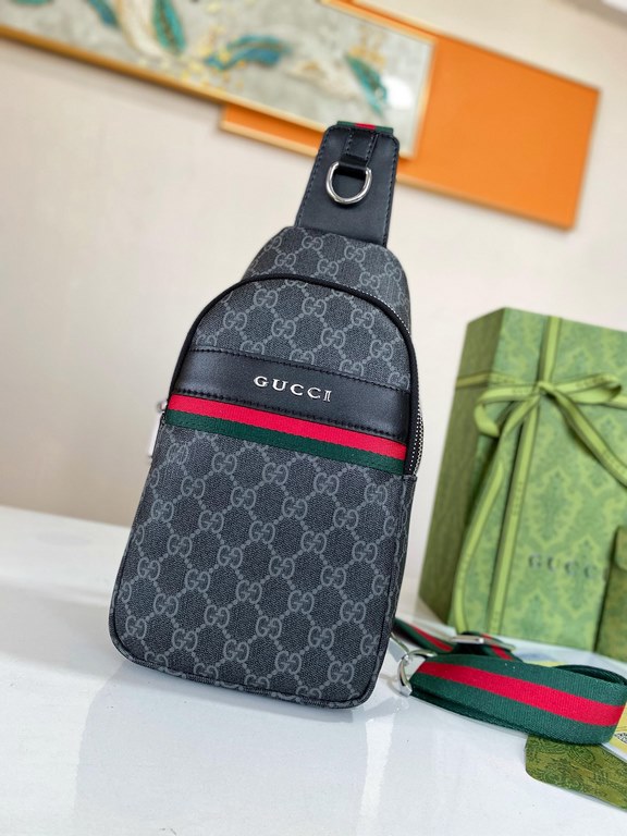 秘秘 [Gucci Chest Packs]    European water goods chest packs fanny packs, heavy money to create a new channel goods   energetic   ideal for men's   original hardware  LOGO clear and unparalleled   the top of the original f