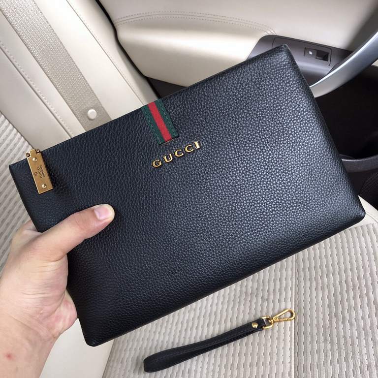 秘秘 [Gucci 138-31 Clutch]   [color] European original single water goods handbag, heavy new channel goods   Energetic   Ideal for men's   Original hardware  LOGO clear and unparalleled   Top original head layer cowhide   