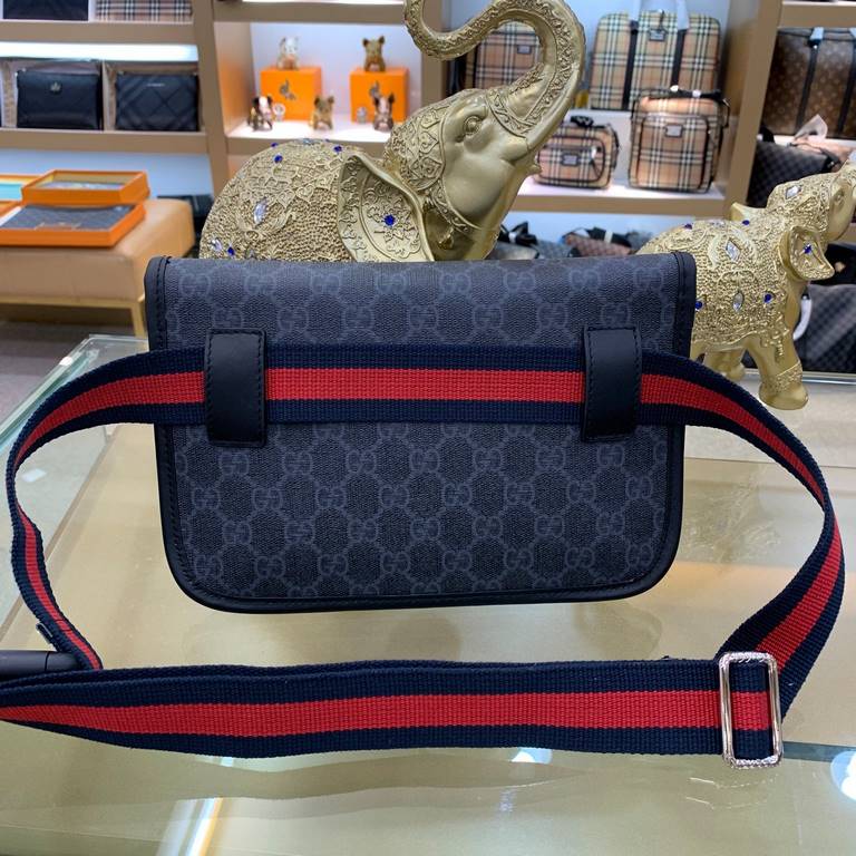 The original official network Model 598113## top original goods Gucci GUCCI counter fanny packs popular models, high-end atmosphere, fashion and taste, the latest top GUCCl special leather, feel good thickness enough, th