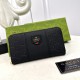 [Original] Gucci Gucci  [Model] 666070 small wallet [Size] 19-10-2.5cm [Color] black High-end quality (original authentic) [Material] Gucci counter purchased classic  original imported   cowhide  authentic imported YKK l