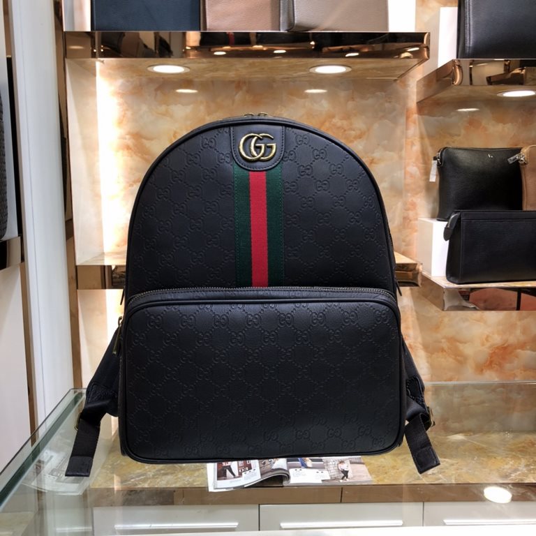 Model85011  Gucci Double G Shoulder Backpack   Explosion     Multi-functional oversized space, original single quality. Made of original single imported first layer Gucci logo cowhide. Built-in iPad compartment,    Custo