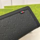 [Original] Gucci Gucci  [Model] 666061 Small Wallet [Size] 19-10-2.5cm [Color] Black High-end quality (original authentic) [Material] Gucci Counter OEM Classic  Original imported   cowhide  Authentic imported YKK logo ha