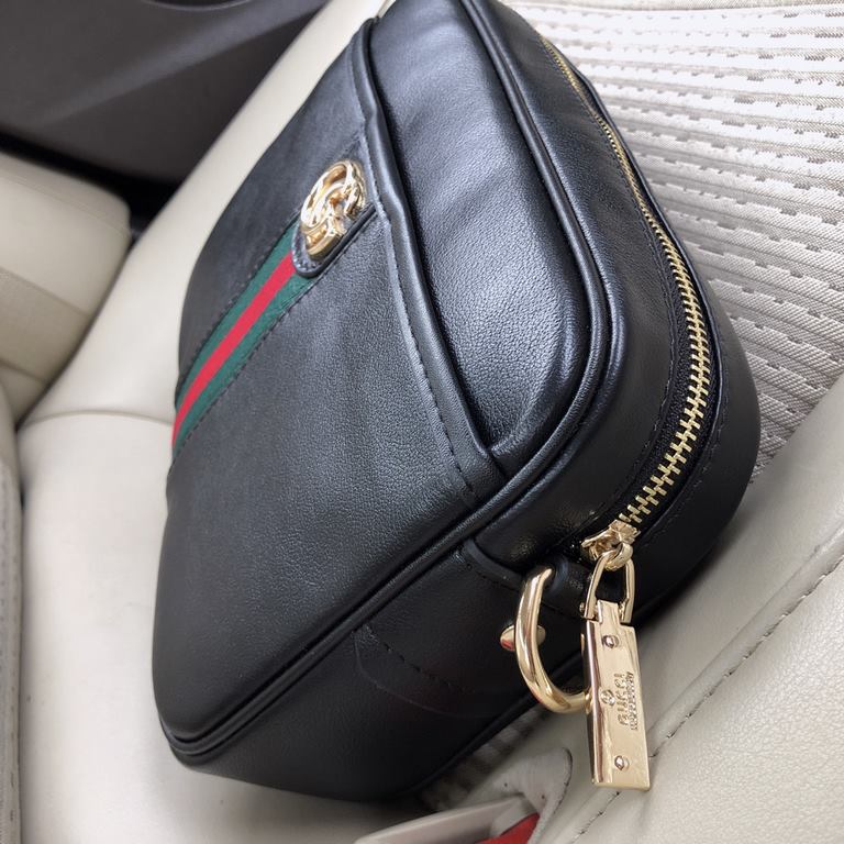 Gucci A122-1 Waist Bag      This waist bag is made of first layer cowhide leather and combines casual chic with modern functionality. Ergonomically shaped with an adjustable strap, it can be worn around the waist, over t