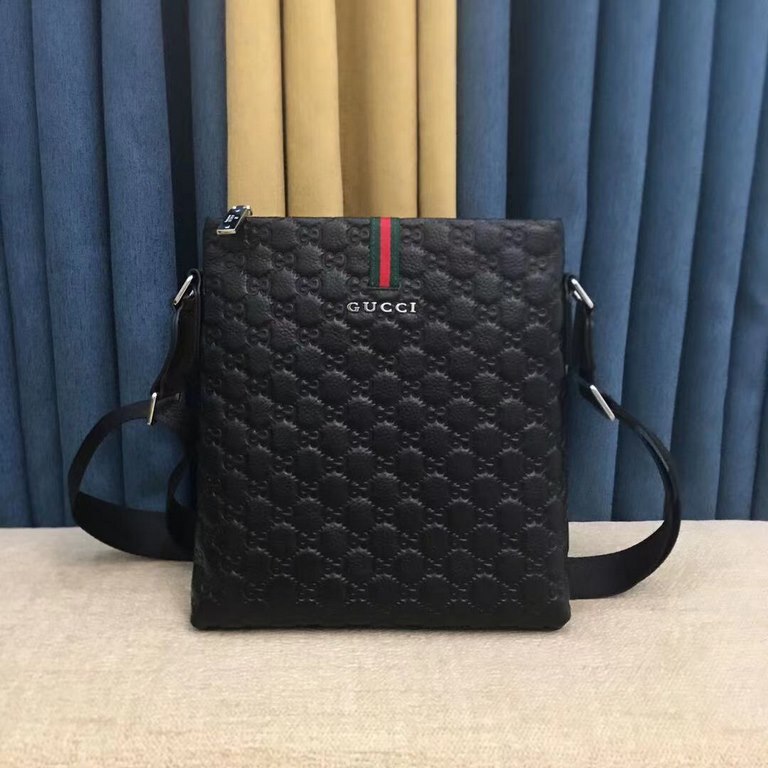 Gucci Crossbody BagModel 28092-2Size 24-28-6Counter new    Heavy gold beat replica   original leather replica   leather super soft   super large capacity   customized counter original hardware  smooth zipper    perfect c