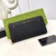 [Original] Gucci Gucci  [Model] 666005 Small Wallet [Size] 19-10-2.5cm [Color] Black High-end quality (original authentic) [Material] Gucci Counter OEM Classics  Original Imported   Cowhide  Authentic Imported YKK Logo H