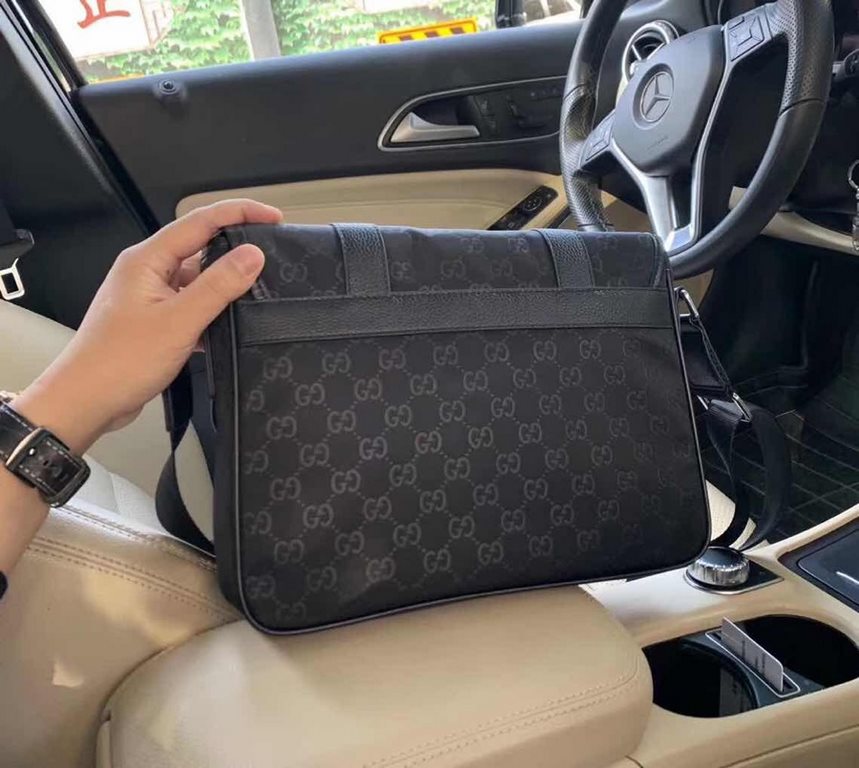 GUCCl (Gucci 3398-6)  Gucci spring and summer new cross-body bag, imported double G canvas with top layer cowhide leather, top quality hardware, ultra-practical bag design, in the cross-body bag series is really the best