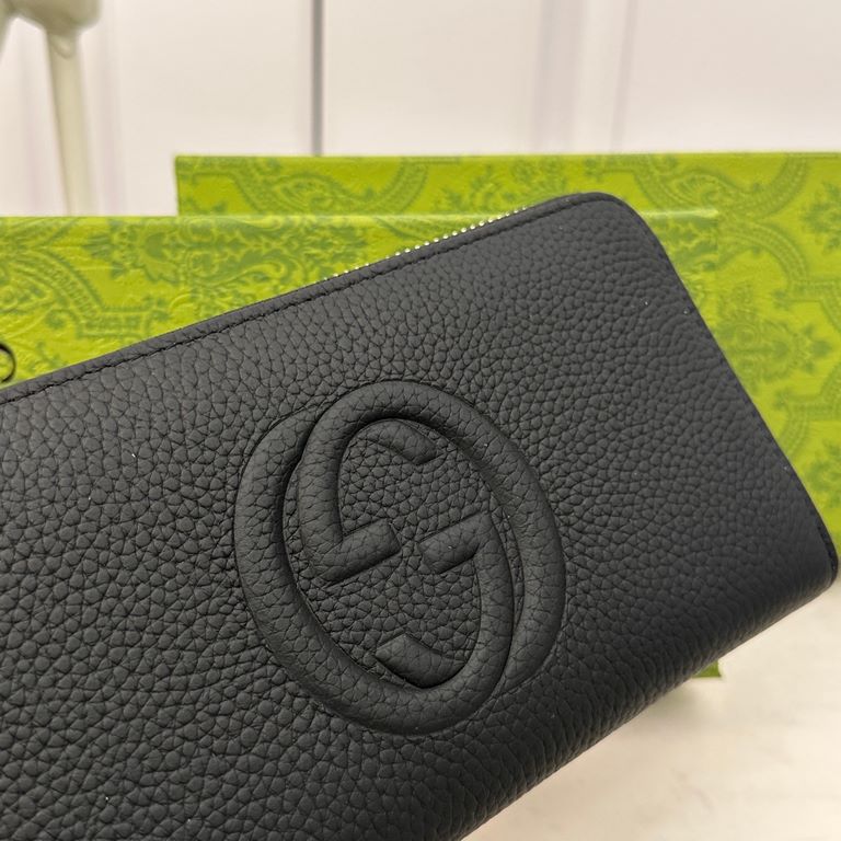 [Original] Gucci Gucci  [Model] 666003 small wallet [Size] 19-10-2.5cm [Color] black High-end quality (original authentic) [Material] Gucci counter purchased classic  original imported   cowhide  authentic imported YKK l