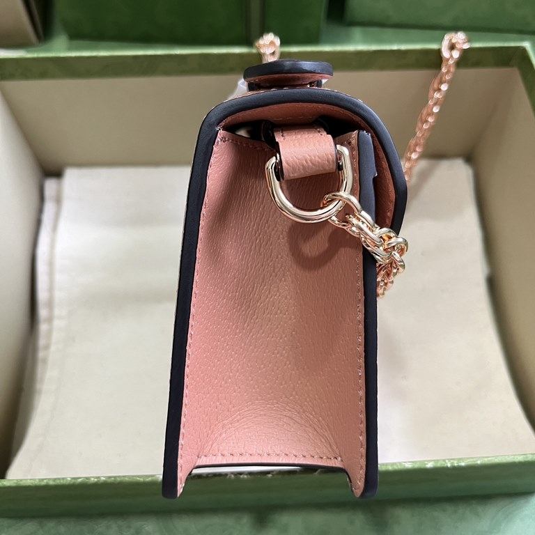 .   Comes with a full set of original green box packaging  Ophidia Collection GG Mini Shoulder Bag. As always, the brand's signature fabric, GG canvas, adds color to classic pieces. The symbol of the Ophidia collection, 