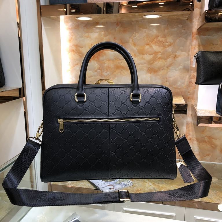 Model85016-1Gucci double G briefcase  , the original single quality Imported head layer cowhide, soft and comfortable, feel superb, high-quality hardware, hardware with LOGO. special grade, simple design, very fashionabl