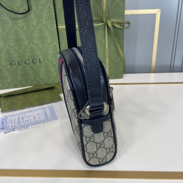 Original single goods [love] Gucci original single authentic new counter with the same high-end men's casual cross-body bag   workmanship is super refined and elegant. Equipped with imported raw materials cowhide counter