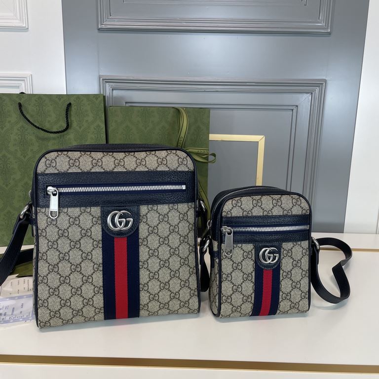 Original single goods [love] Gucci original single authentic new counter with the same high-end men's casual cross-body bag   workmanship is super refined and elegant. Equipped with imported raw materials cowhide counter