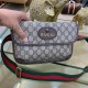 The original official network Model 598113## top original goods Gucci GUCCI counter fanny packs popular models, high-end atmosphere, fashion and taste, the latest top GUCCl special leather, feel good thickness enough, th