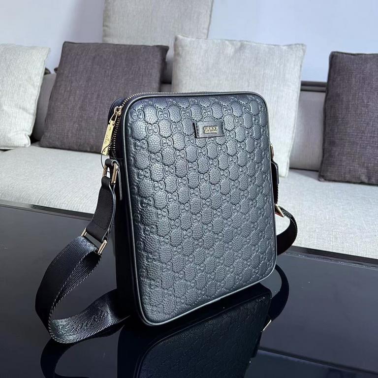 Original Leather Exclusive [Original Goods] Gucci Crossbody BagModel 28778-2Size 24-28-7Counter new    Heavy hit replica   original leather replica   leather super soft   oversized capacity   customized counter original 