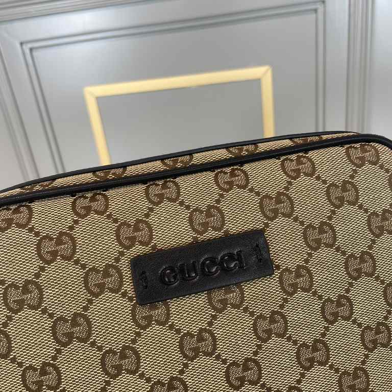 Original single goods [love] Gucci new original single authentic new counter with the same high-end men's casual cross-body bag   workmanship is super refined and elegant. With imported raw materials cowhide counter spec