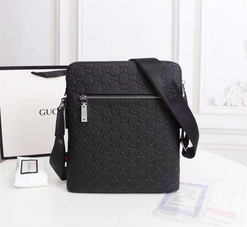 [Original quality] Model 1613 ~ crossbody bag black Gucci GUCCI [Delight] men's casual series      quite broad smooth generous last design, with superb stitching outlines the casual elegance of the mood,      depicts the