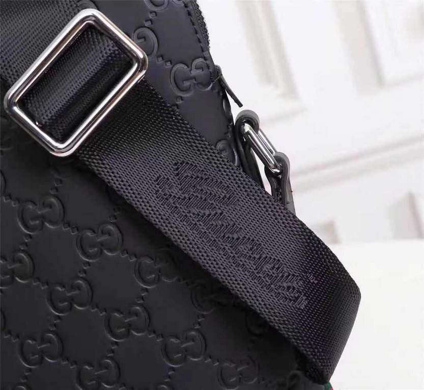 [Original quality] Model 1613 ~ crossbody bag black Gucci GUCCI [Delight] men's casual series      quite broad smooth generous last design, with superb stitching outlines the casual elegance of the mood,      depicts the