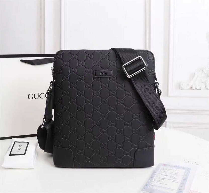 [Original quality] Model 1613 ~ crossbody bag black Gucci GUCCI [Delight] men's casual series      quite broad smooth generous last design, with superb stitching outlines the casual elegance of the mood,      depicts the