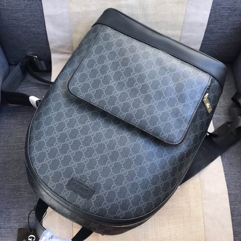 秘 [Gucci]     Italian Milan counter new    imported waterproof special fabrics with cowhide  [strong] casual outdoor backpacks, call the counter      top original single goods   [strong] that the texture is impeccable an