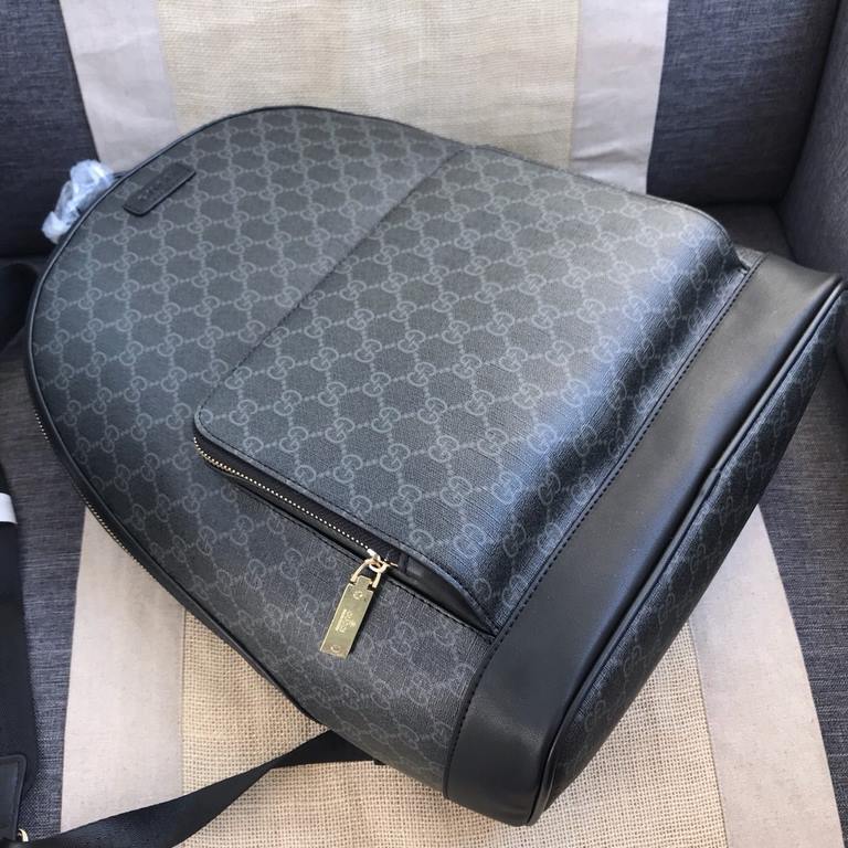 秘 [Gucci]     Italian Milan counter new    imported waterproof special fabrics with cowhide  [strong] casual outdoor backpacks, call the counter      top original single goods   [strong] that the texture is impeccable an