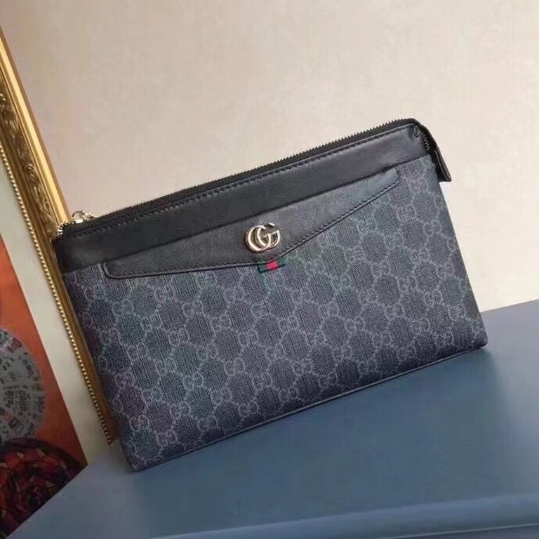 ￥ top counter rat ruthless goods 2021 latest style Gucci Gucci men's clutch bag fire models a large number of shipments to pull, clamoring counter goods  top original single goods  paper talking about bragging rights we 