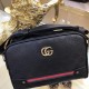 GUCCI Gucci The latest explosion of men's shoulder bag, high-end imported double G flower leather Leather grain clear leather gloss is excellent, the leather feel soft and comfortable    perfect interpretation of the qua