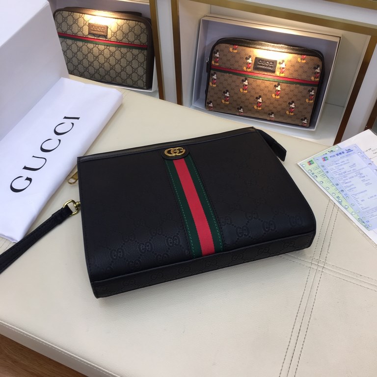 .      The original single official website 66498-4 Gucci original single authentic new counter with the same high-end men's casual clutch   workmanship is super refined and elegant. With imported raw materials cowhide c