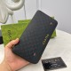 [Original] Gucci Gucci  [Model] 666005 Small Wallet [Size] 19-10-2.5cm [Color] Black High-end quality (original authentic) [Material] Gucci Counter OEM Classics  Original Imported   Cowhide  Authentic Imported YKK Logo H