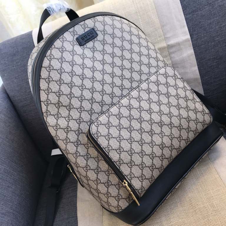 秘 [Gucci]     Italian Milan counter new    imported waterproof special fabrics with cowhide  [strong] casual outdoor backpacks, call the counter      top original single goods   [strong] that the texture is impeccable an