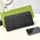 [Original] Gucci Gucci  [Model] 666084 Small Wallet [Size] 19-10-2.5cm [Color] Black High-end quality (original authentic) [Material] Gucci Counter OEM Classic  Original imported   cowhide  Authentic imported YKK logo ha