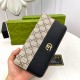 () [Original] Gucci Gucci  [Model] 6660112 small wallet [Size] 19-10-2.5cm [Color] black high-end quality (original authentic) [Material] Gucci counter purchases classic  original imported   cowhide  authentic imports of