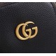 Model 0426-4 Gucci G-Home    chest bag   listed   head layer cowhide leather, vintage hardware double G   style novelty, versatile, go out of the must-have ~ color black, size 32  17  4