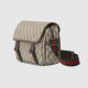 GG Messenger Bag Model No. 760123 ShippingWidely used across Gucci's collections, GG Supreme canvas has become an iconic fabric. On this messenger bag, it's crafted in beige and ebony, injecting a touch of modernity into