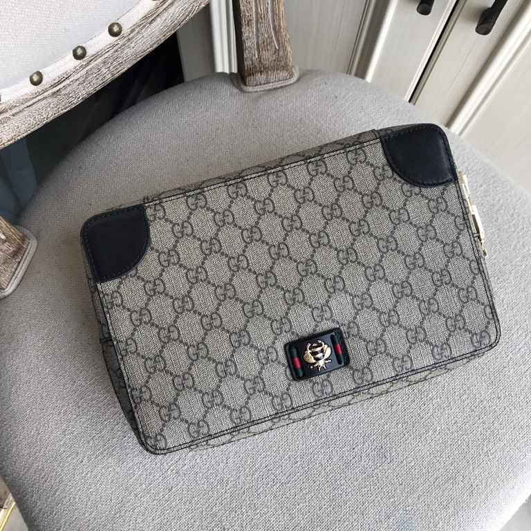 Top counter rat ruthless goods 2022 latest styles Gucci Gucci combination lock men's clutch bag fire models large shipments pull, clamoring counter goods   top original single goods   paper talking about bragging rights 