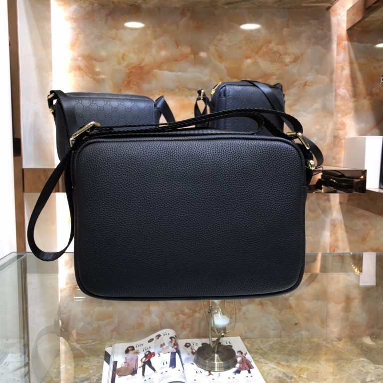 Model85032-2[Love] Gucci new High-end men's casual cross-body bag   Super exquisite workmanship. Fashionable and versatile Made of imported cowhide leather, soft and comfortable feel super upscale               Size 26-2