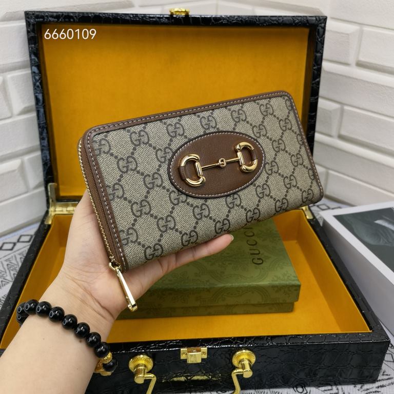 () [Original] Gucci Gucci  [Model] 6660109 small wallet [Size] 19-10-2.5cm [Color] black high-end quality (original authentic) [Material] Gucci counter purchases of the classic  the original imported   cowhide  authentic