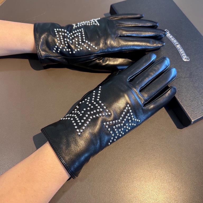 2023 Crocenter new full of stars exclusive debut  touch screen gloves   [original quality] official website synchronization women's new high-grade sheepskin gloves    goddesses preferred can not be missed      hundred pe