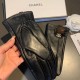 With packaging2022 new exclusive first  touch screen gloves Chanel Chanel fox fur ball hanging drill double C [original quality] official website synchronization women's new high-grade sheepskin gloves    goddess preferr