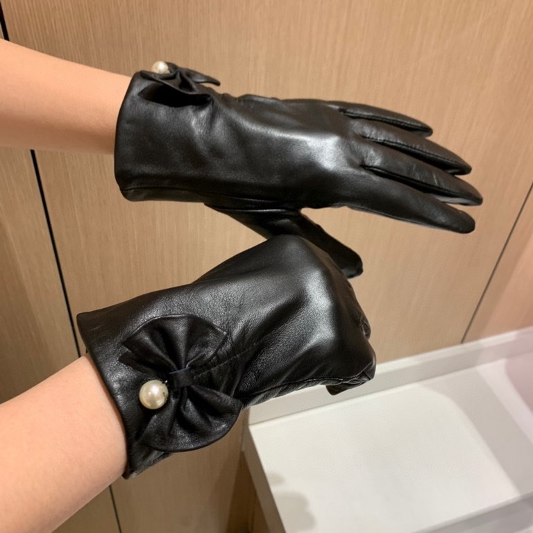 2022 new exclusive first  touch screen gloves Chanel Chanel [original quality] official website synchronization women's new high-grade sheepskin gloves    goddess preferred can not be missed    100 percent selection of i