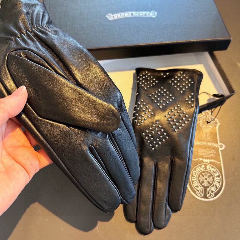 2023 Crocentric new square full of stars exclusive debut  touch screen gloves   [original quality] official website synchronization women's new high-grade sheepskin gloves    goddesses preferred can not be missed      hu