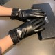 2022 new exclusive first  touch screen gloves Prada wave flower   edge gloves [original quality] official synchronization of the official website Ms. new high-grade sheepskin gloves    goddesses preferred can not be miss