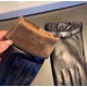 2023 new exclusive first  touch screen gloves Prada wave flower   edge gloves [original quality] official website synchronization Ms. new high-grade sheepskin gloves    goddesses preferred can not be missed        100% s