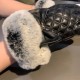 .Chanel Chanel 2022 fall and winter lazy rabbit hair messy embroidery   Sheepskin gloves   mobile touch screen, worth comparing    the same paragraph of different qualities, kill the market poor products, imported first-