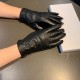 Run2022 new exclusive first  Saint Laurent YLS touch screen women's gloves [original quality] official website synchronization Ms. new high-grade sheepskin gloves    goddess preferred can not be missed    hundred percent