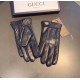 2021 new exclusive first   touch screen gloves men's gloves Gucci Gucci new high-grade sheepskin gloves    type of men preferred can not be missed    hundred percent of the selection of imported sheepskin Leather fine an