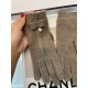 Chanel new cashmere knitted gloves   100% cashmere on the hand that is warm   This section uses natural high-quality cashmere soft warm and comfortable 7GG double yarn handmade horizontal machine flat knitting handmade n