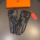 With packaging2022 new exclusive first  touch screen gloves Hermes (original quality) official website synchronization women's new high-grade sheepskin gloves    goddesses set of the United States preferred must be unmis