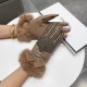 Chanel Chanel 2023 fall and winter lazy rabbit hair wool gloves   worth comparing     the same paragraph of different quality, kill the market poor product, wool ten lazy rabbit hair lining padded   classic but not fashi